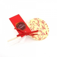 White Chocolate Rose Lolly